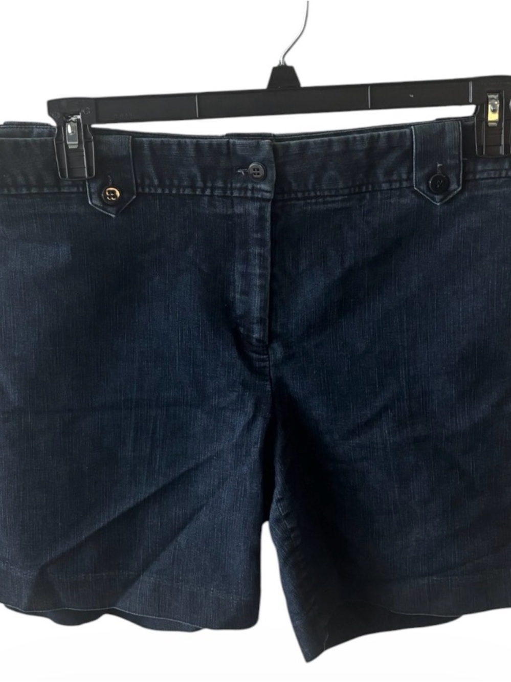Chaus Dark Blue Denim Jean Shorts